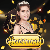 Baccarat A live dealer table at Lucky Starz Maya